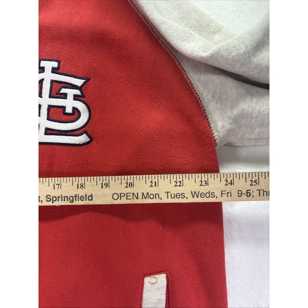 St. Louis Cardinals Hoodie Womens 3X Red MLB Baseball Soft As A Grape Sweater - Picture 5 of 6